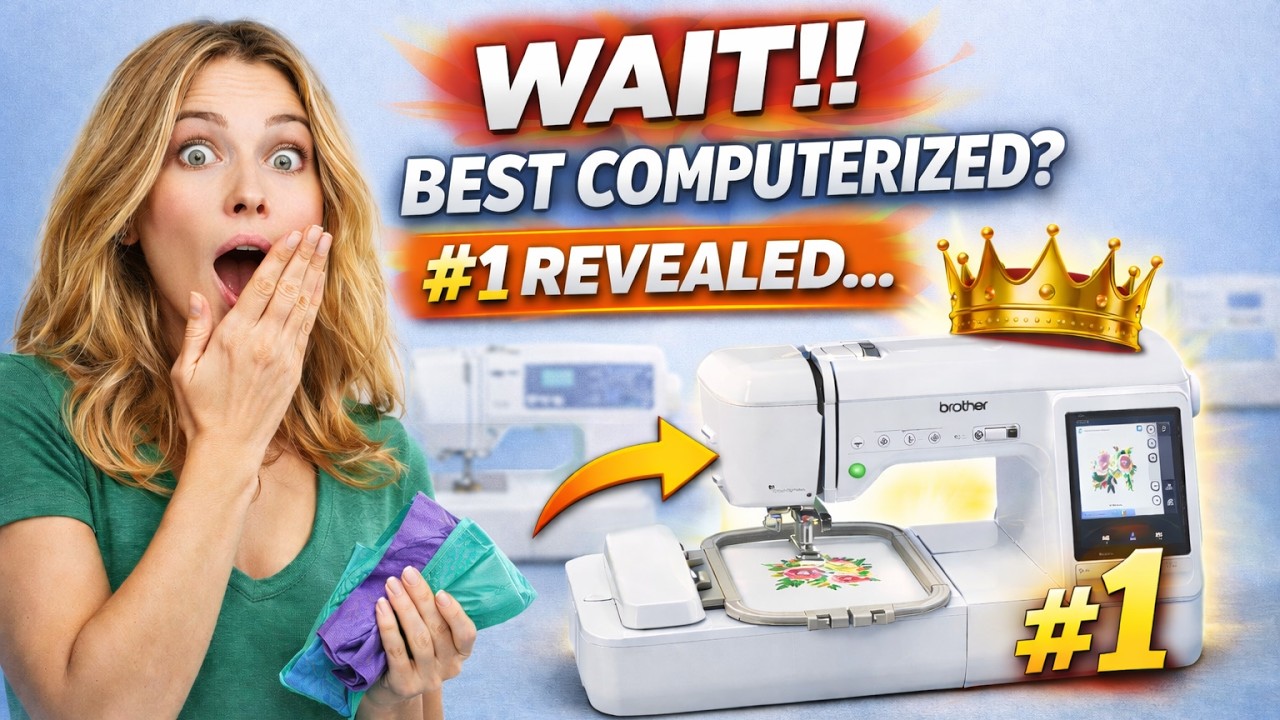 Top 10 Best Computerized Sewing Machines (2026) | Beginner to Pro + Embroidery Pick #1