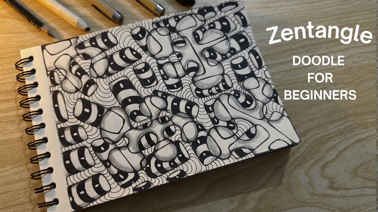 Relax your mind with this Simple Zendoodle idea for Beginners!