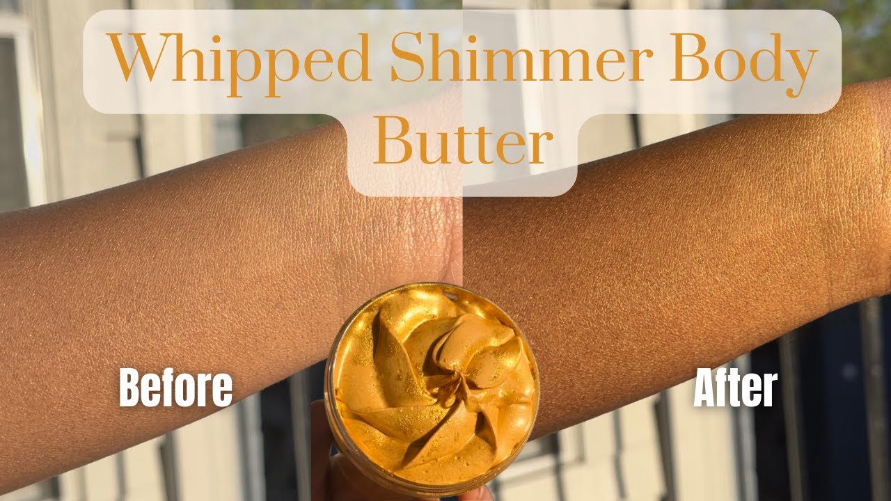 Whipped Shimmer Body Butter | RECIPE INCLUDED | Body Butter | How- To Make | Jada Renee
