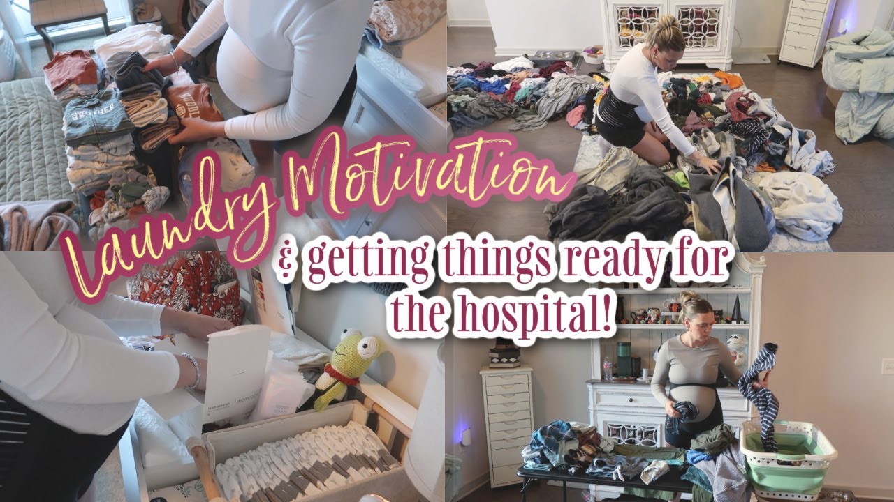 NEW! 3 DAY LAUNDRY MOTIVATION + PACKING BABY'S DIAPER BAG!