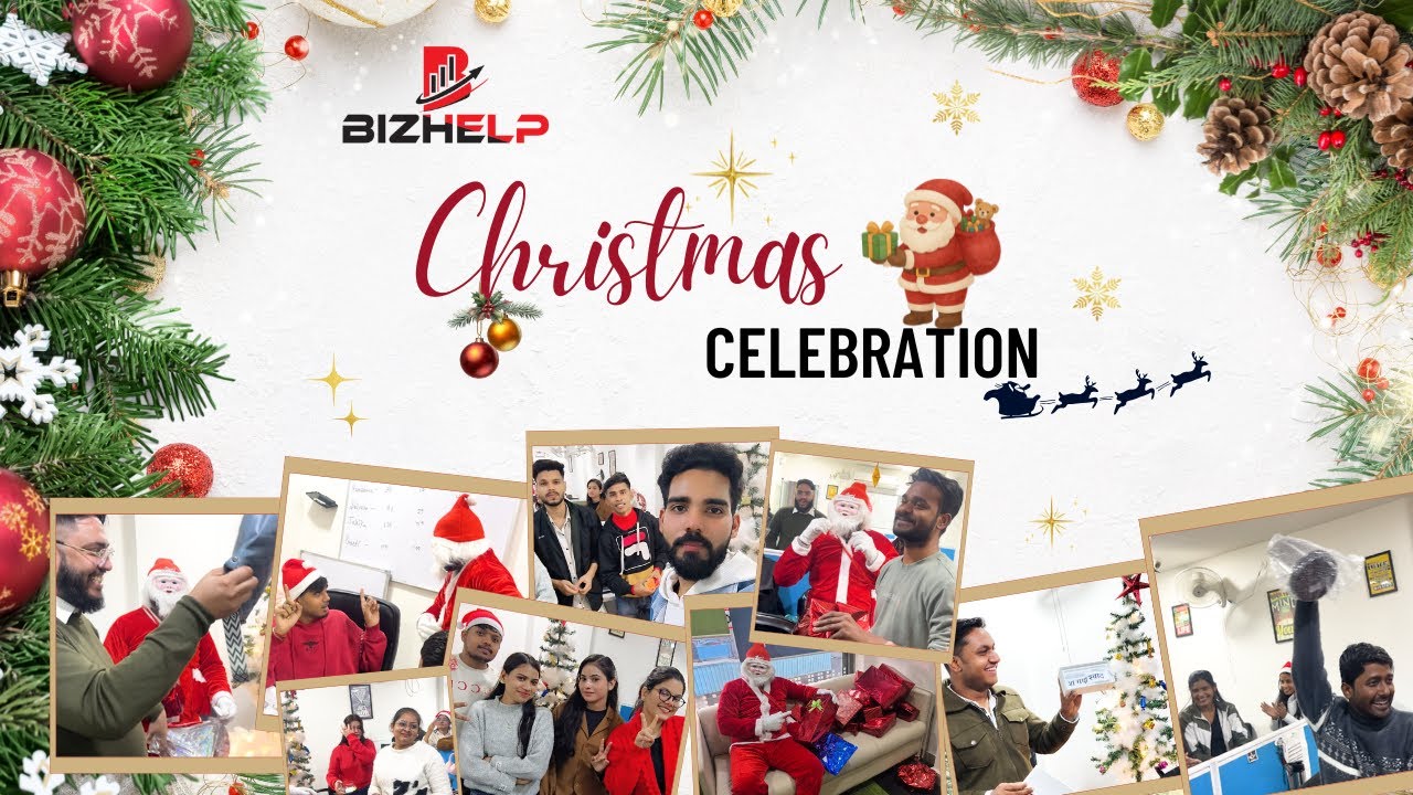 🎄Празднование Рождества в офисе BizHelp | Командные игры, веселье и воспоминания ✨
