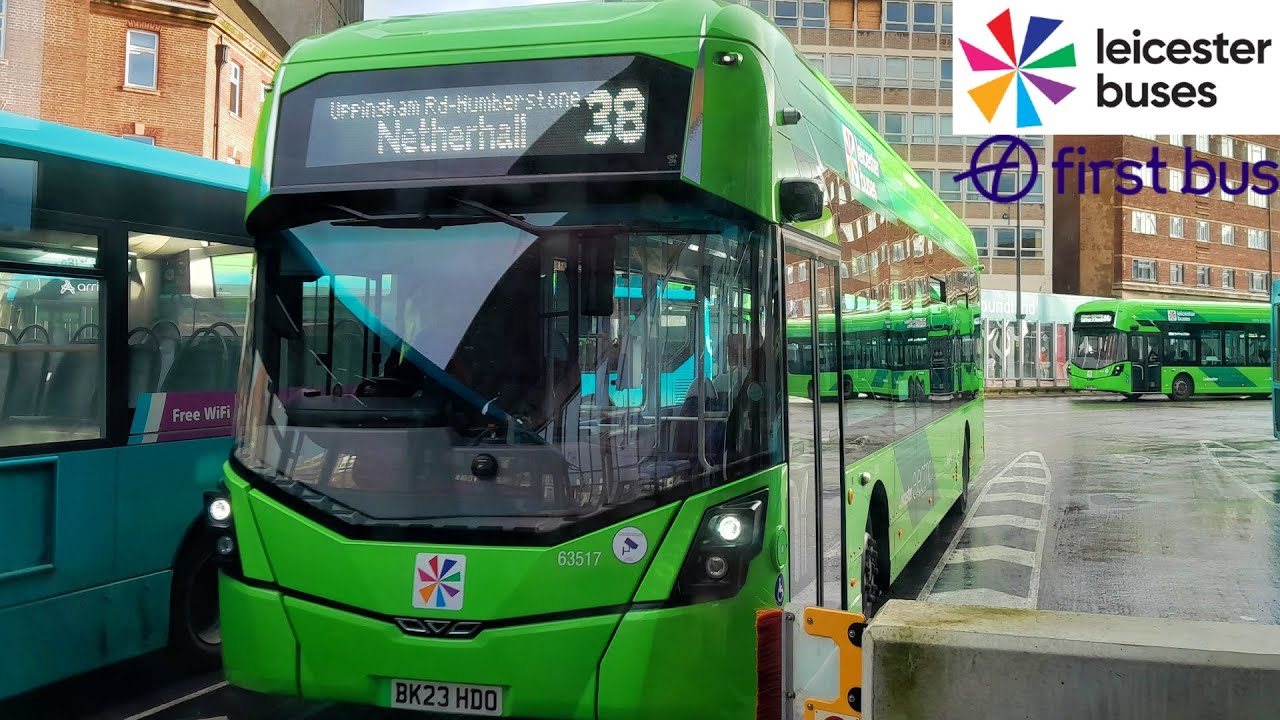 FULL ROUTE JOURNEY - First Leicester Route 38 - Netherhall to Leicester City Centre l 35192 SK16 GVP