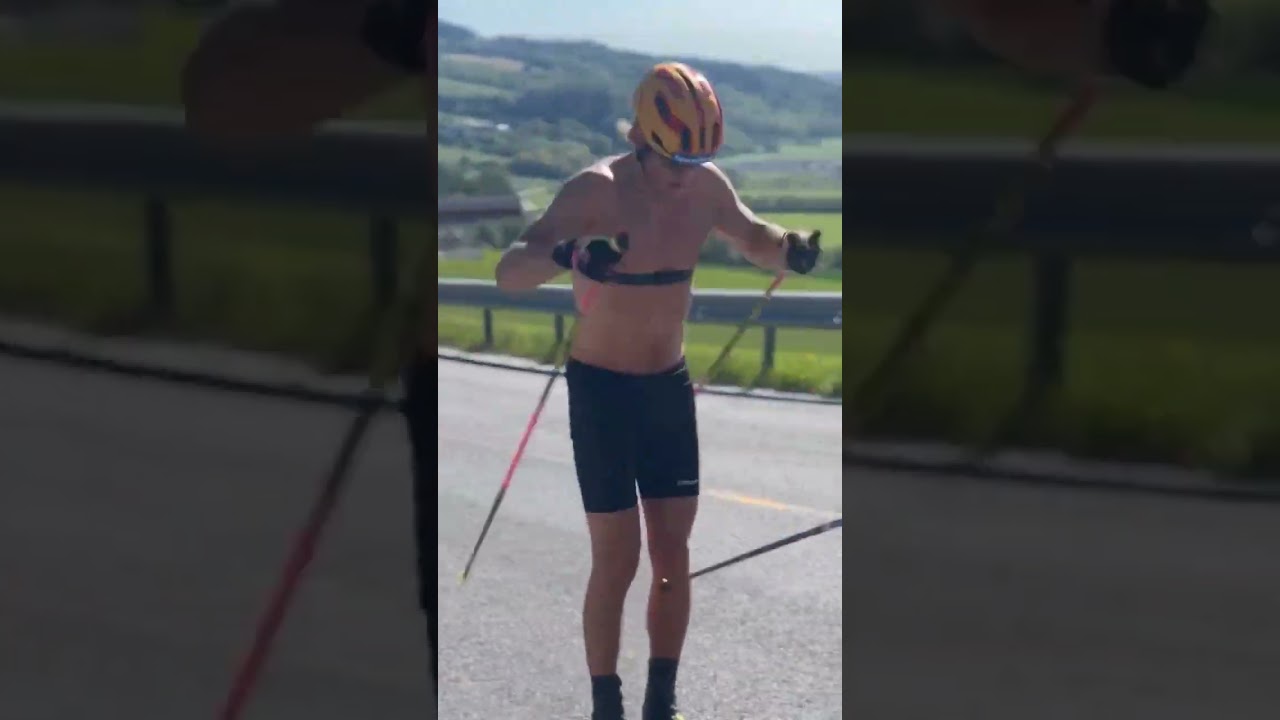 Норвежская сборная на сборе #ski #rollerski#JohannesKlaebo