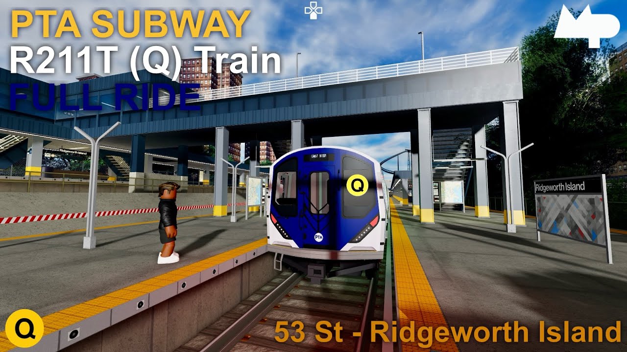 ROBLOX | PTA Callaghan & Madison: R211T (Q) Train Full Ride!