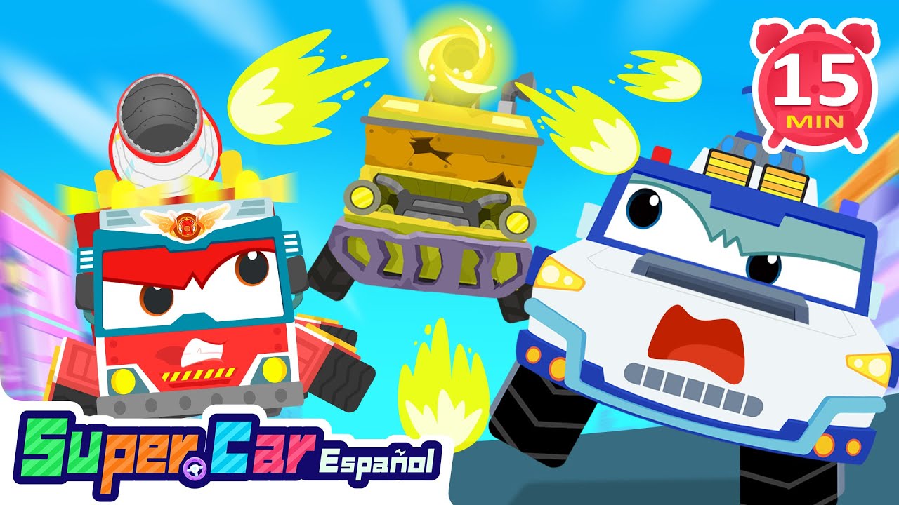 Amigos en peligro🚨¡SuperCars al rescate! 🚗✨| Dibujos de Carros | Colección de Aventuras