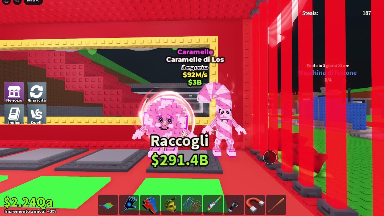 Live Ruba un brainrot  scambio