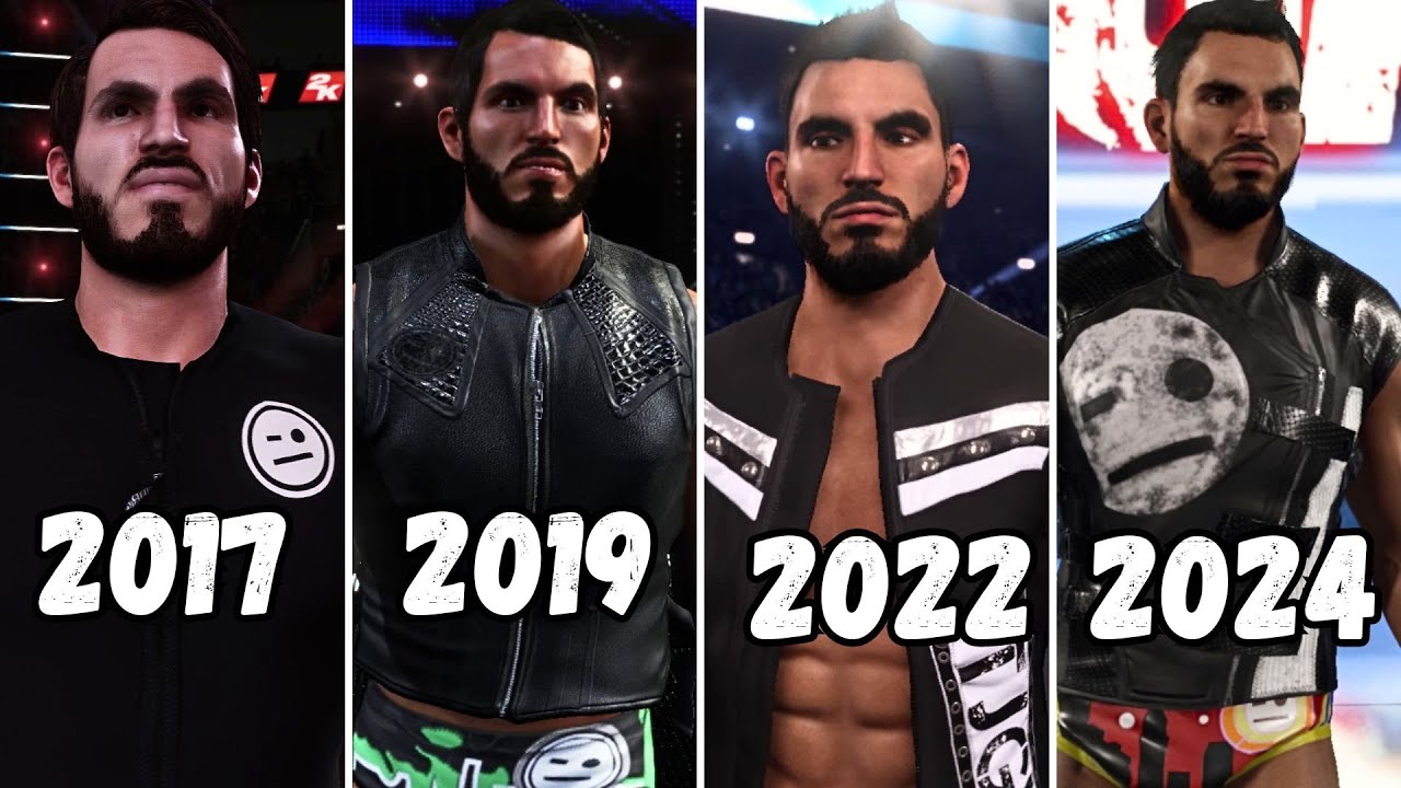 Evolution of Johnny Gargano Entrance 2017 -2024 - WWE Games
