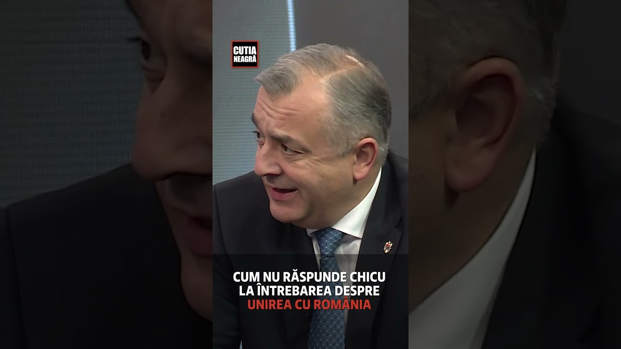 Cum NU răspunde Chicu la întrebarea despre unirea cu România