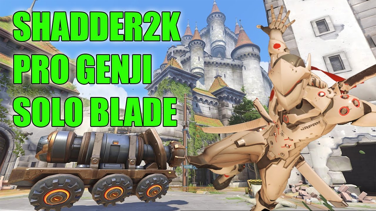 SHADDER2K PRO GENJI GAMEPLAY - GRAND MASTER OVERWATCH SEASON 23