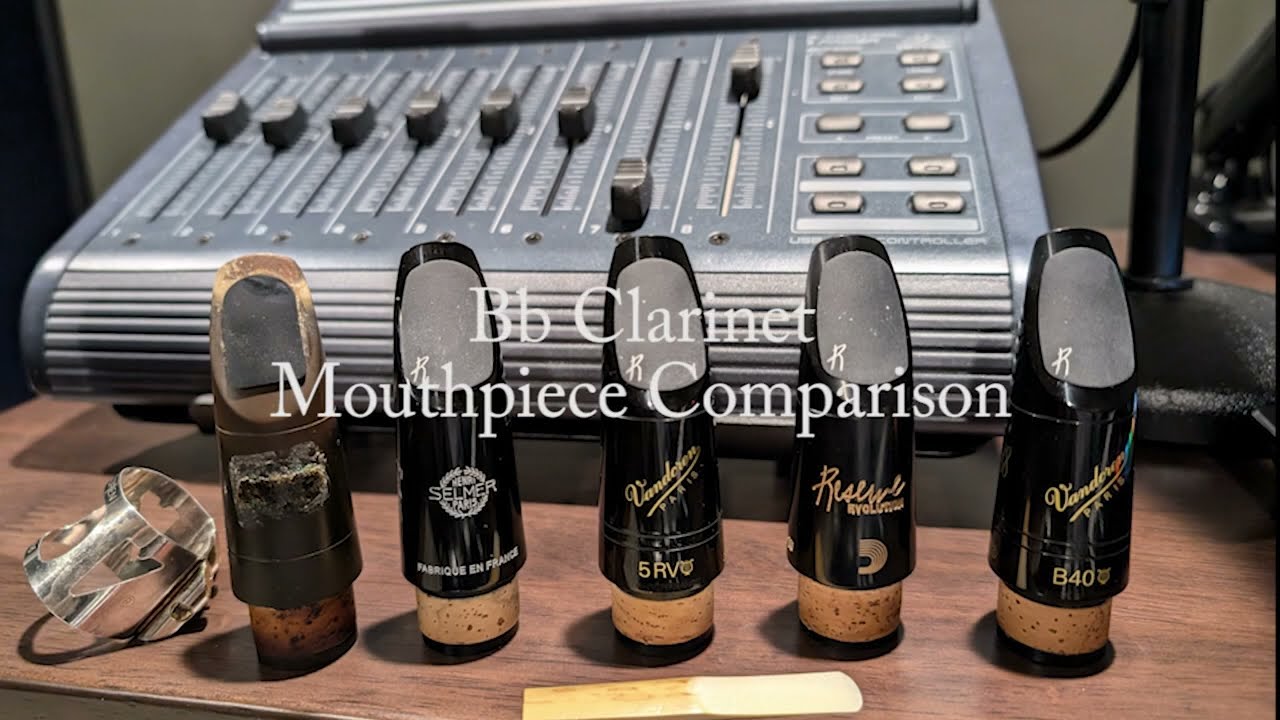 Clarinet Mouthpiece Comparison l Vandoren, Selmer, D'Addario, Clarke Fobes