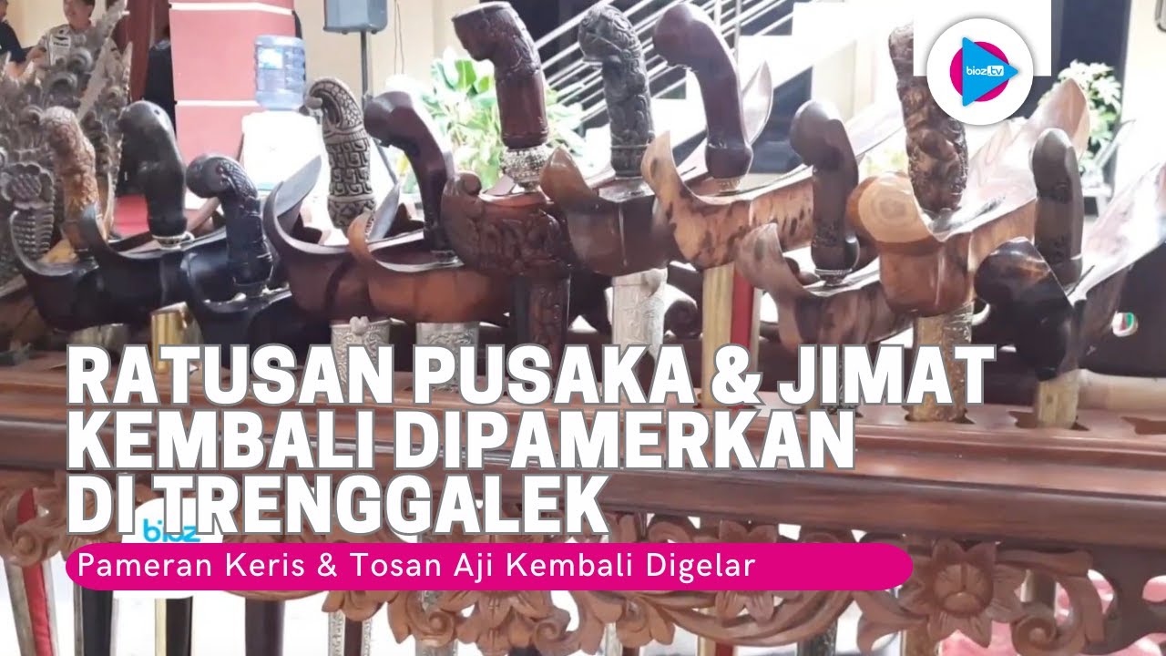 Pusaka Kuno Hingga Benda Antik Bersejarah Kembali Dipamerkan di Area Pendopo Trenggalek - bioztv.id