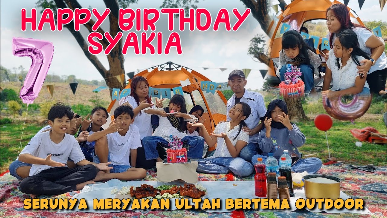 ULTAH SYAKIA YANG KE7 DI LAPANGAN | VLOG MARSYA