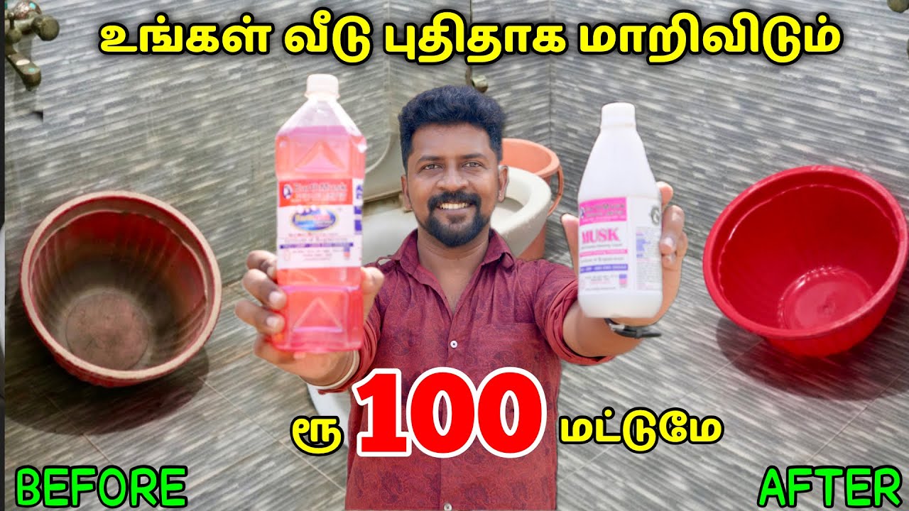 ரூ100 உங்கள் வீடு புதிதாக மாறிவிடும் அதிசயம் | Kitchen & Bathroom Cleaning Liquid | Nanga Romba Busy