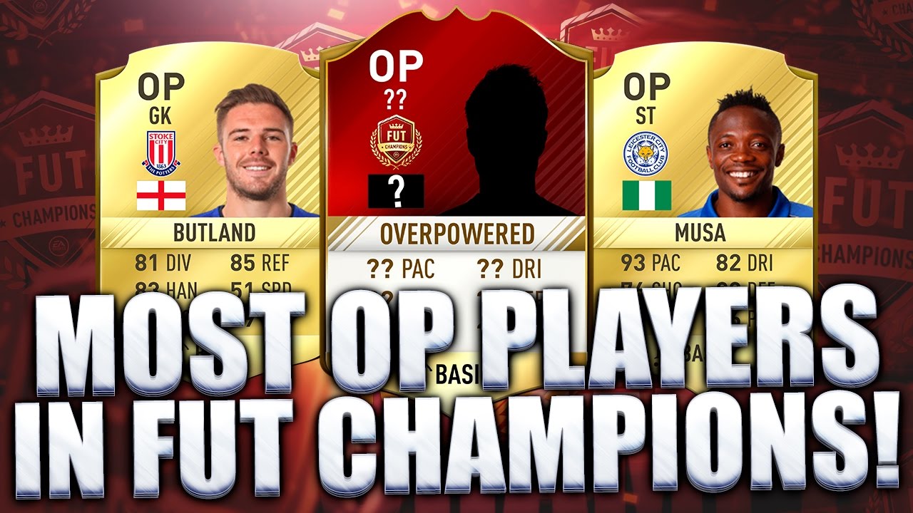 MOST OP PLAYERS IN FUT CHAMPIONS!! FIFA 17 ULTIMATE TEAM