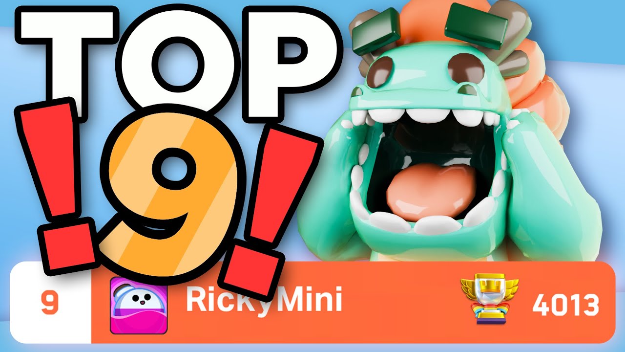 TOP 9 GLOBAL in Clash Mini! 4000 Trophies Gameplay