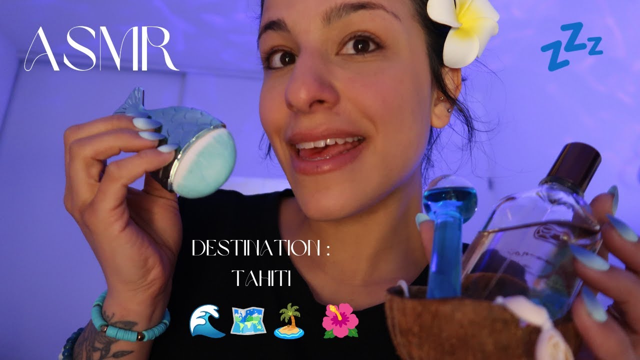 ASMR 🌺 Je te raconte une légende polynésienne 🌊 (chuchotements intenses, bruit de vagues, tapping)