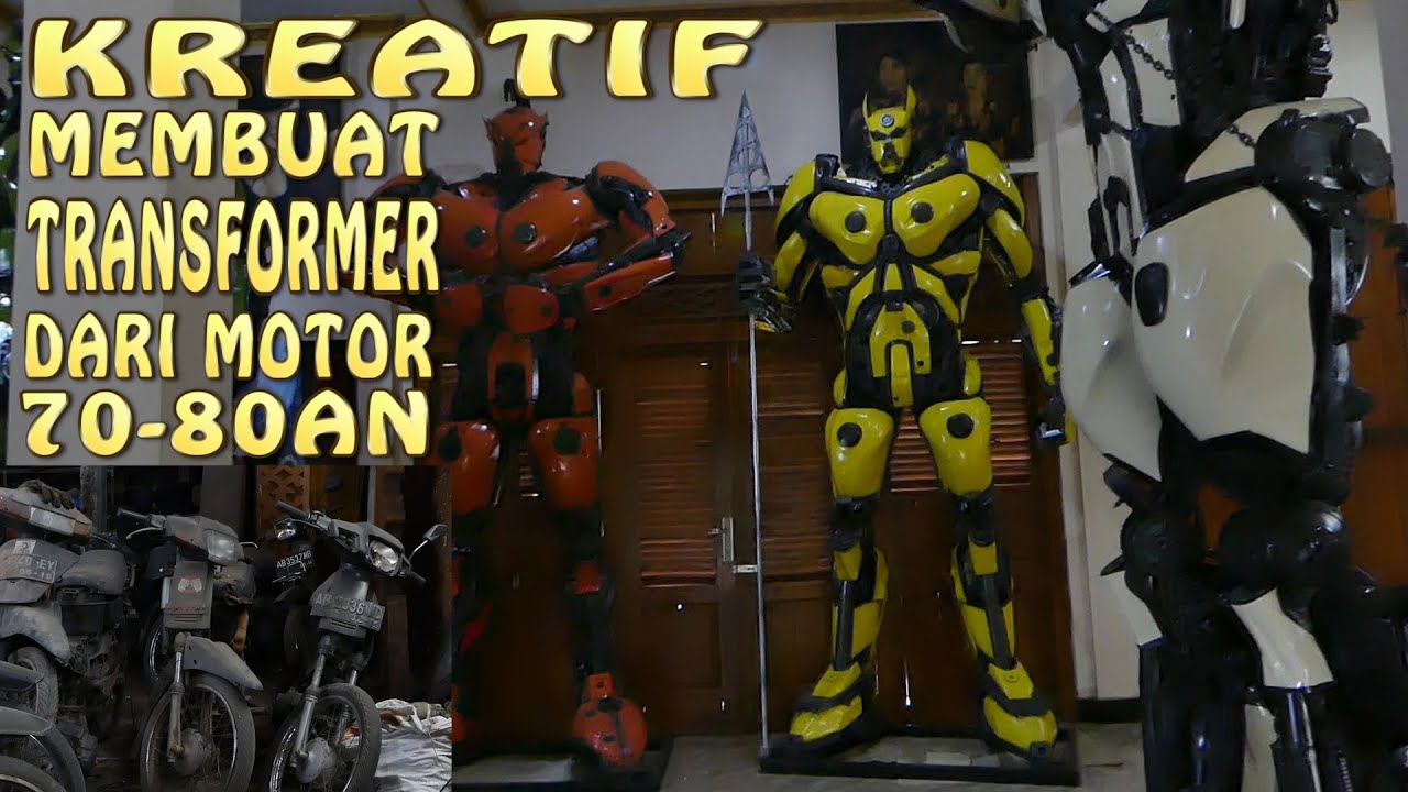 MOTOR TUA DIBUAT ROBOT TRANSFORMER