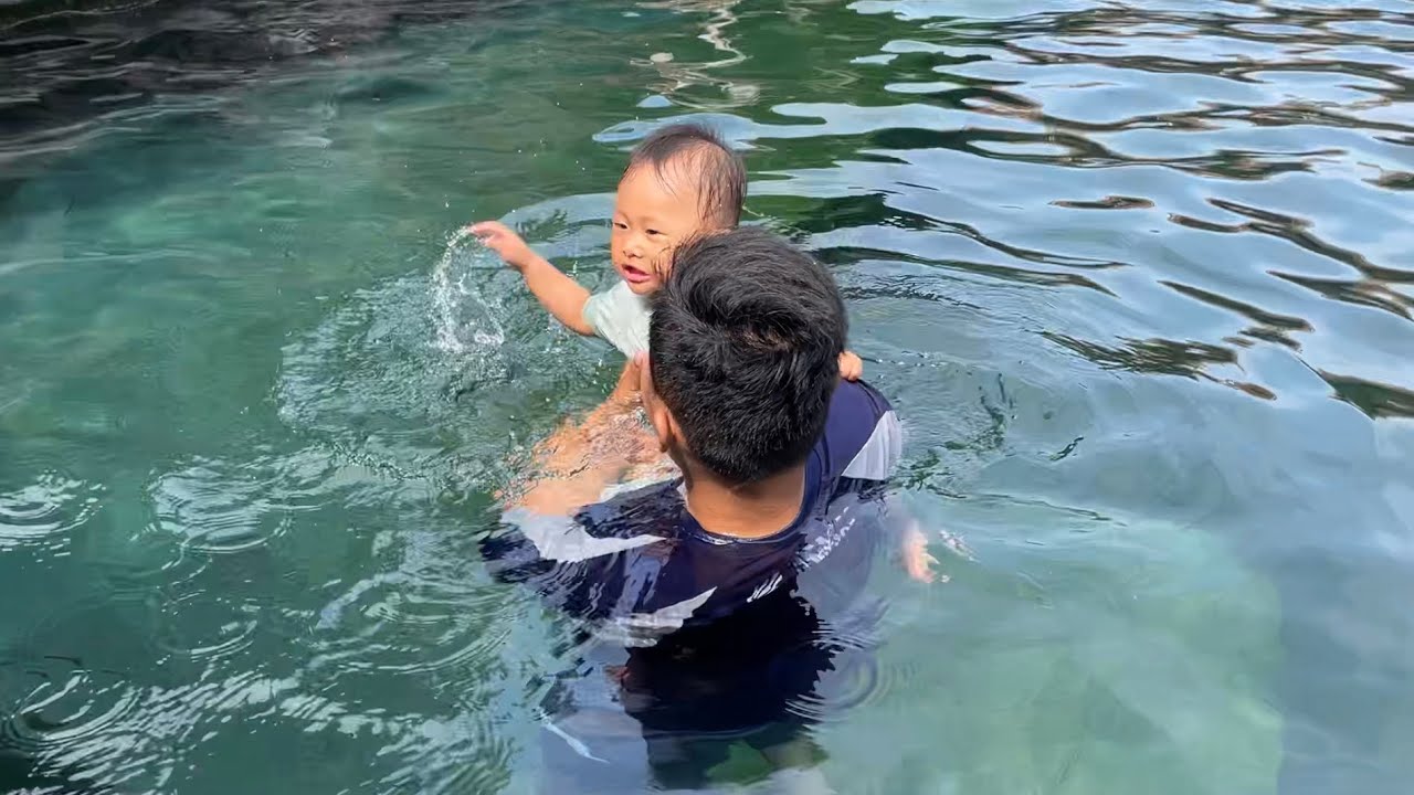 Najmi Berenang di Umbul, Alhamdulillah Najmi Jalan Timik-timik