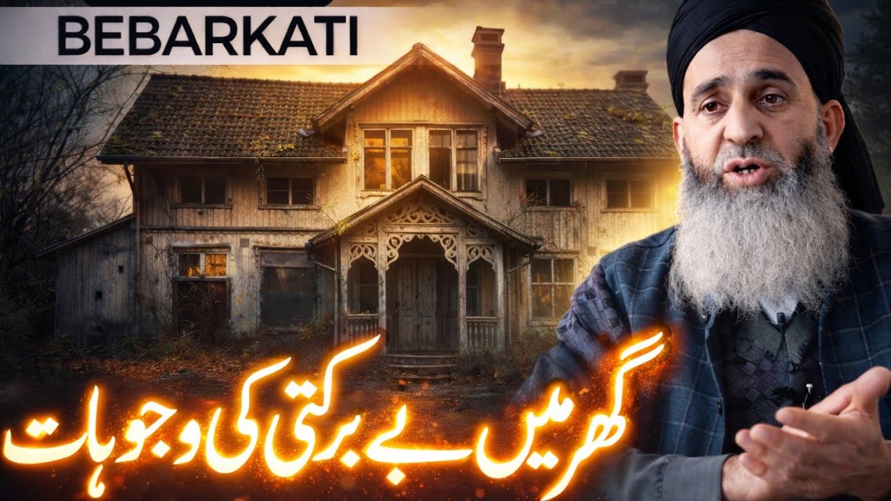 GHER MAI BE BARKATI KI WAJAH - MUFTI AYOUB SAHAB 