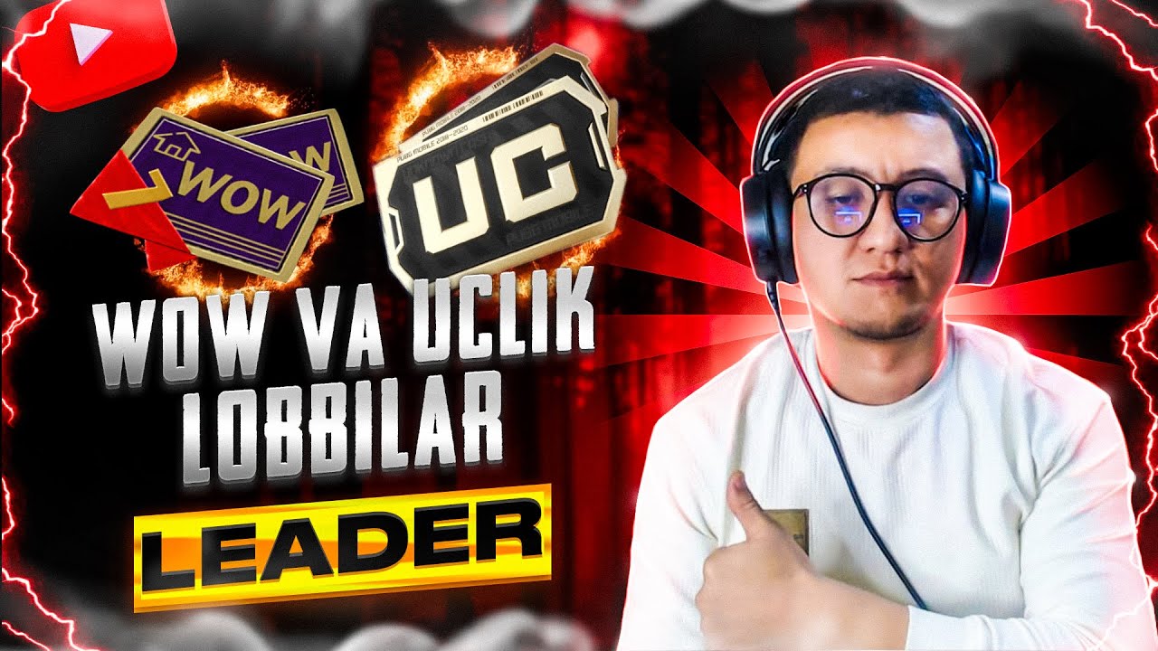 🔴 (pubg) 😎 wow 🤑 uclik lobbi bosamiz #pubg #pubgmobile #rek