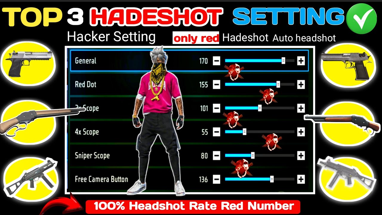 Best Headshot Sensitivity For All Devices🔥 | Free Fire Max Sensi Settings 2025 |  Headshot Trick