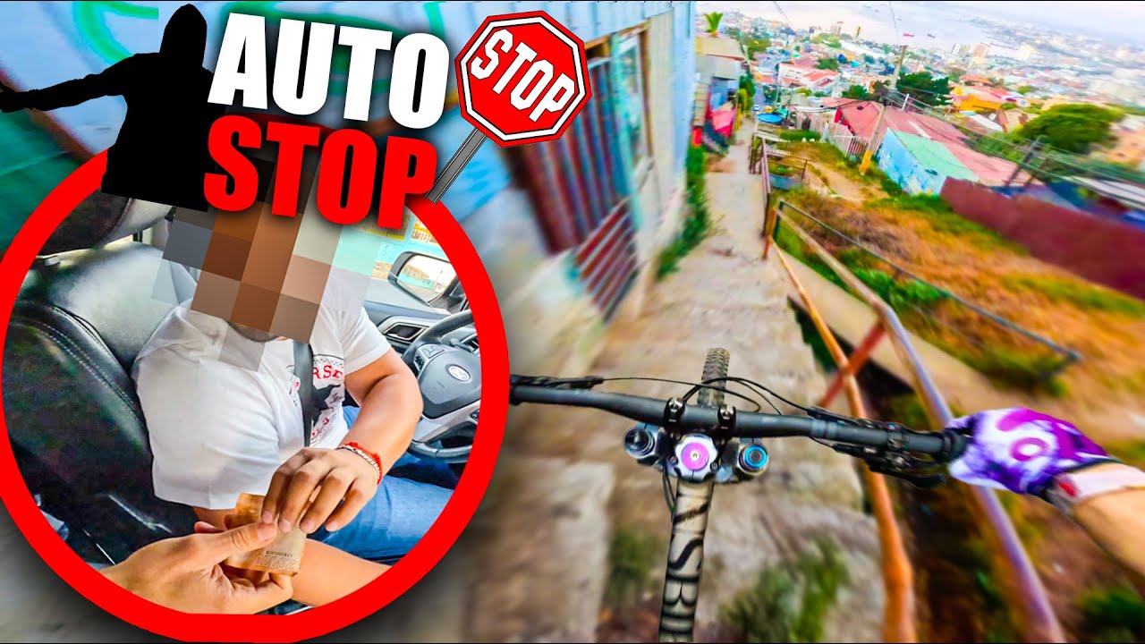 AUTOSTOP NELLE FAVELAS PER FARE URBAN DOWNHILL