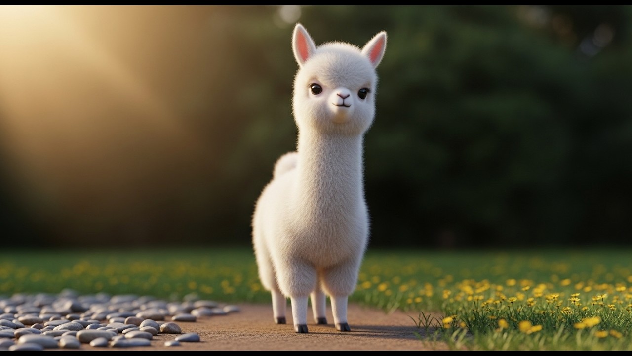 Baby Alpaca Fluffy Walk | Cute Animal Song for Kids | Preschool Sing Along