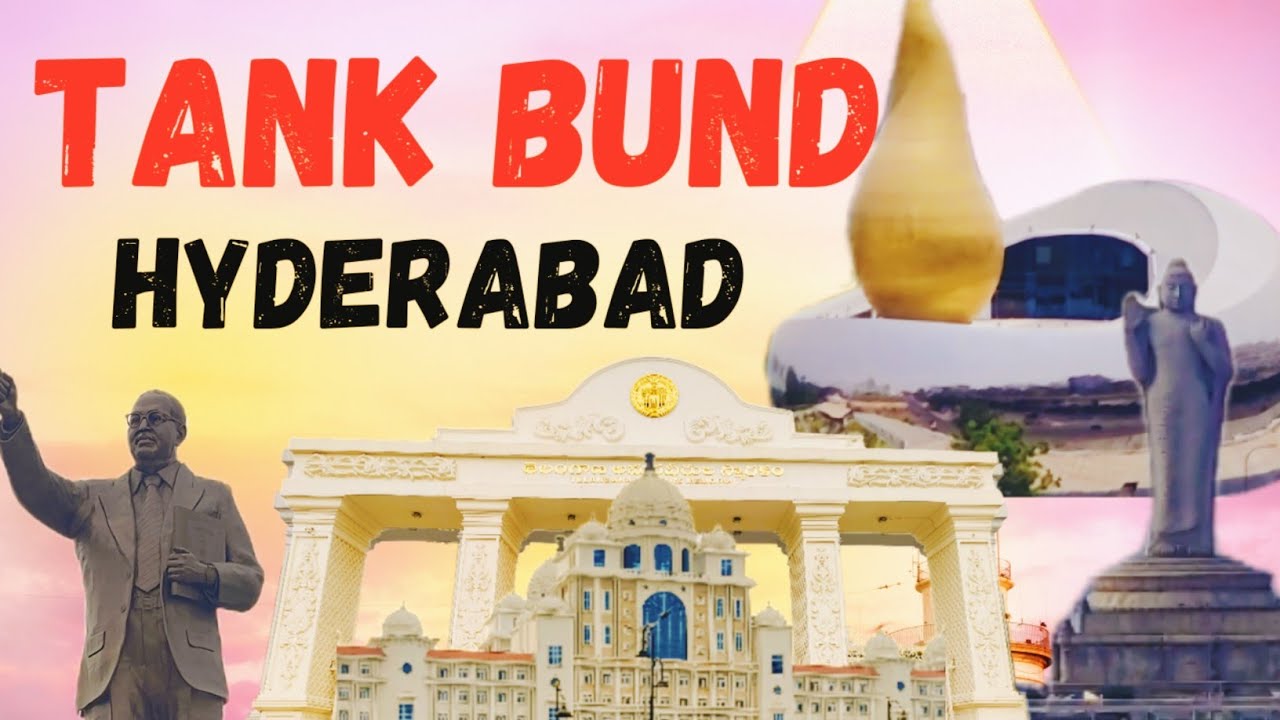 Places To Visit Near Tank Bund #hyderabad #tankbund #hussainsagar #nightview  #secretariat #vlog#nvr