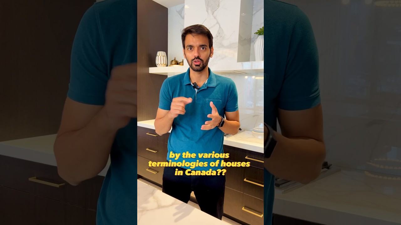 Types of houses in Canada 🇨🇦 #canadavlogs #canadian #canadacouple #toronto #house #realestate