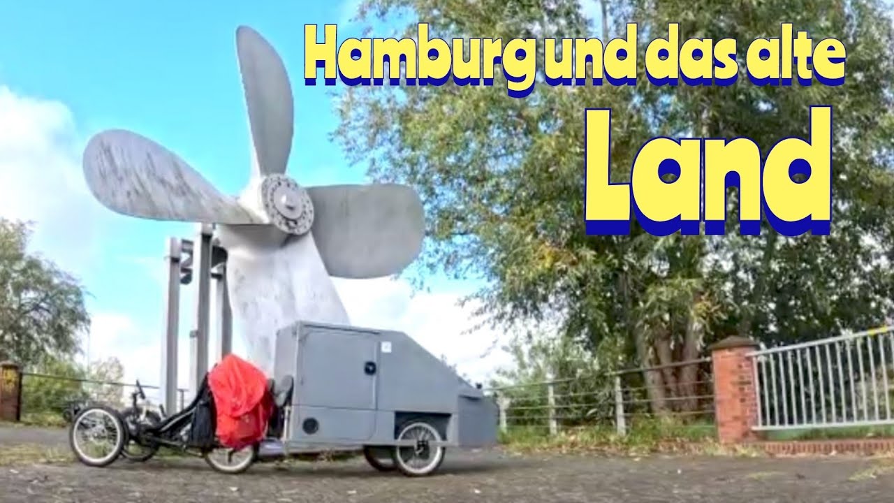 Hamburg das alte Land und Glückstadt mit dem Liegerad