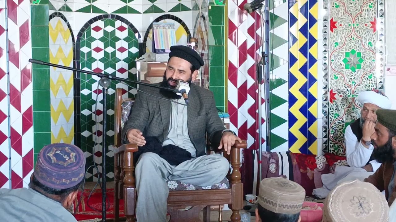 حضرت علامہ مولانا پیر سید ظاہر حسین شاہ صاحب بیان 