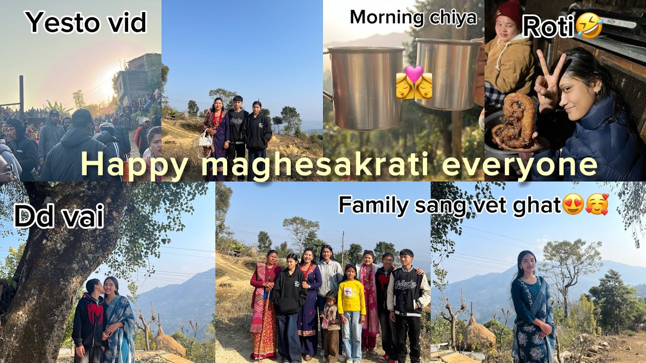 Sa pariwar sangaii vet hune mauka maghe sakrati ko aabasar ma. Nasocheko ramailo vayo.🥰😍😘 #support 
