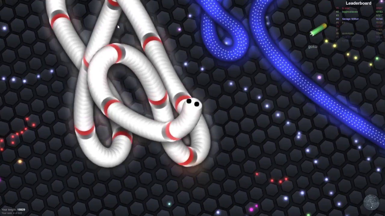 Slitherio stream - Choose a name for the next snake