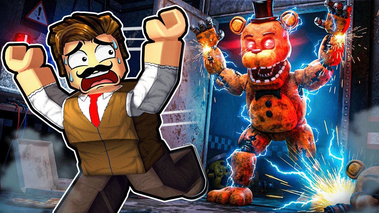 Running From Freddy In Roblox FNAF