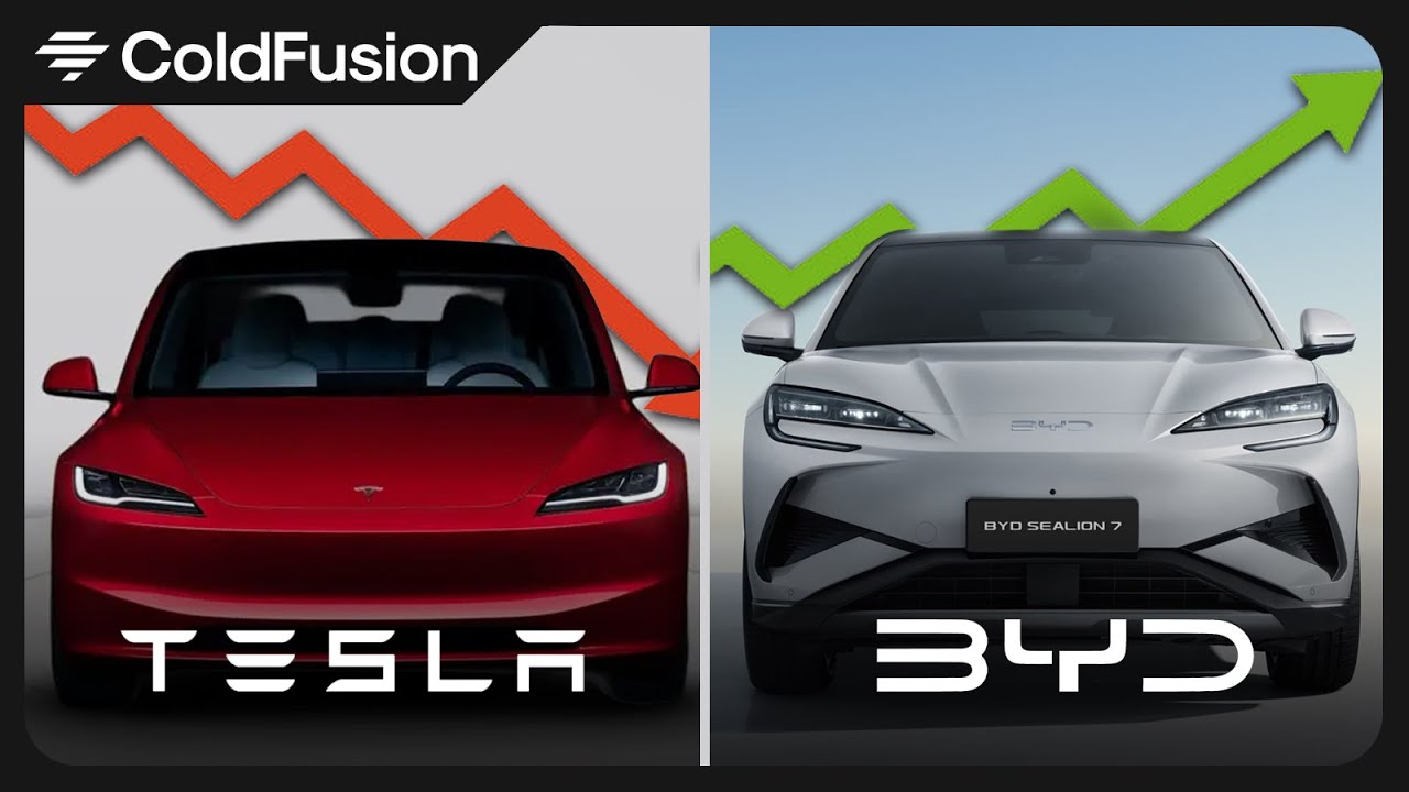 Как китайский BYD догоняет Tesla