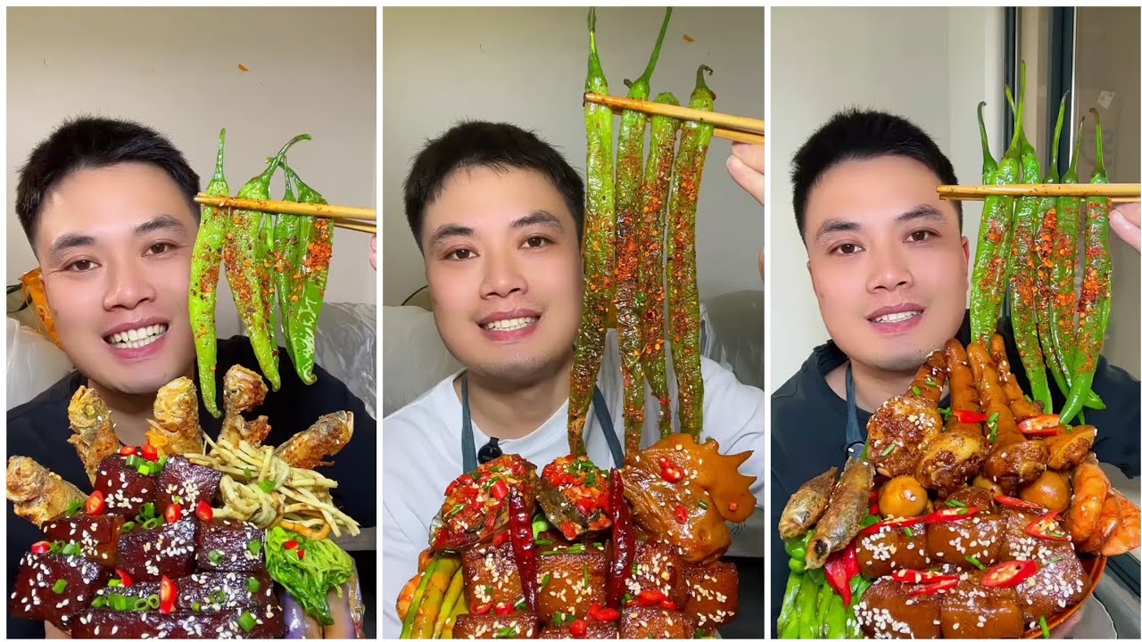 Yummy #263 Eat Meat 😋🔥, chicken 🍗 🍗, Shrimp 🦐🦐.. #mukbang  #eatingshow #yummyfood 