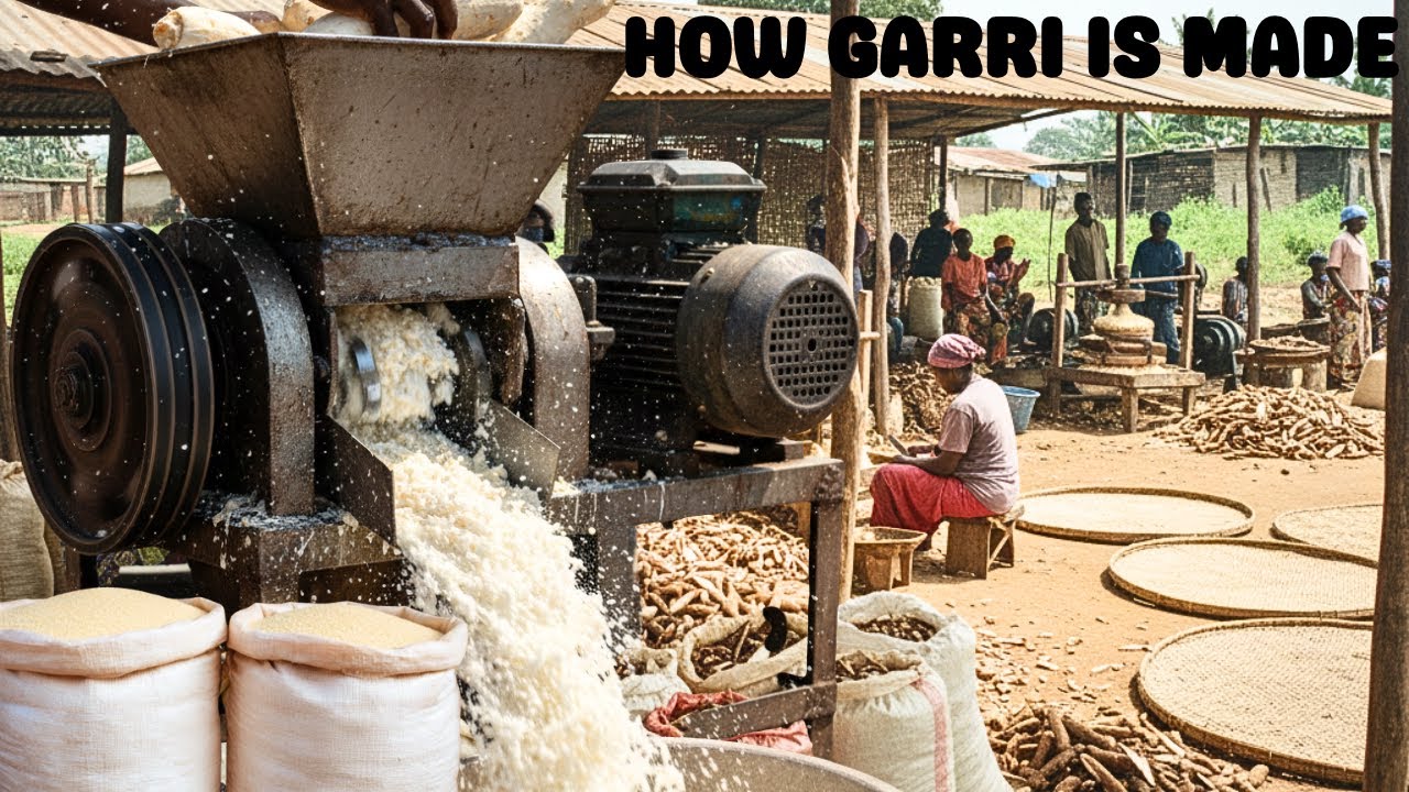 How Garri is made-From Cassava to Market