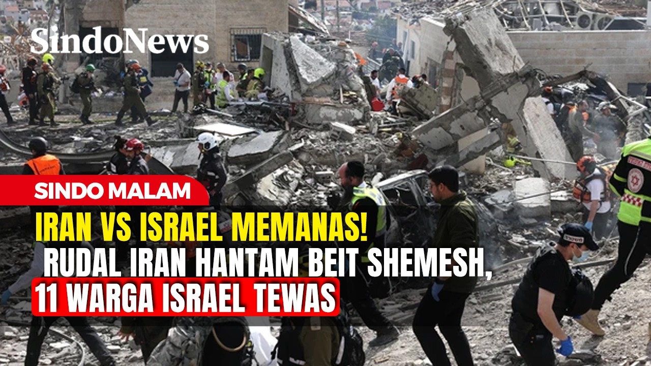 Iran vs Israel Memanas! Rudal Iran Hantam Beit Shemesh, 11 Warga Israel Tewas | Sindo Malam | 03/03