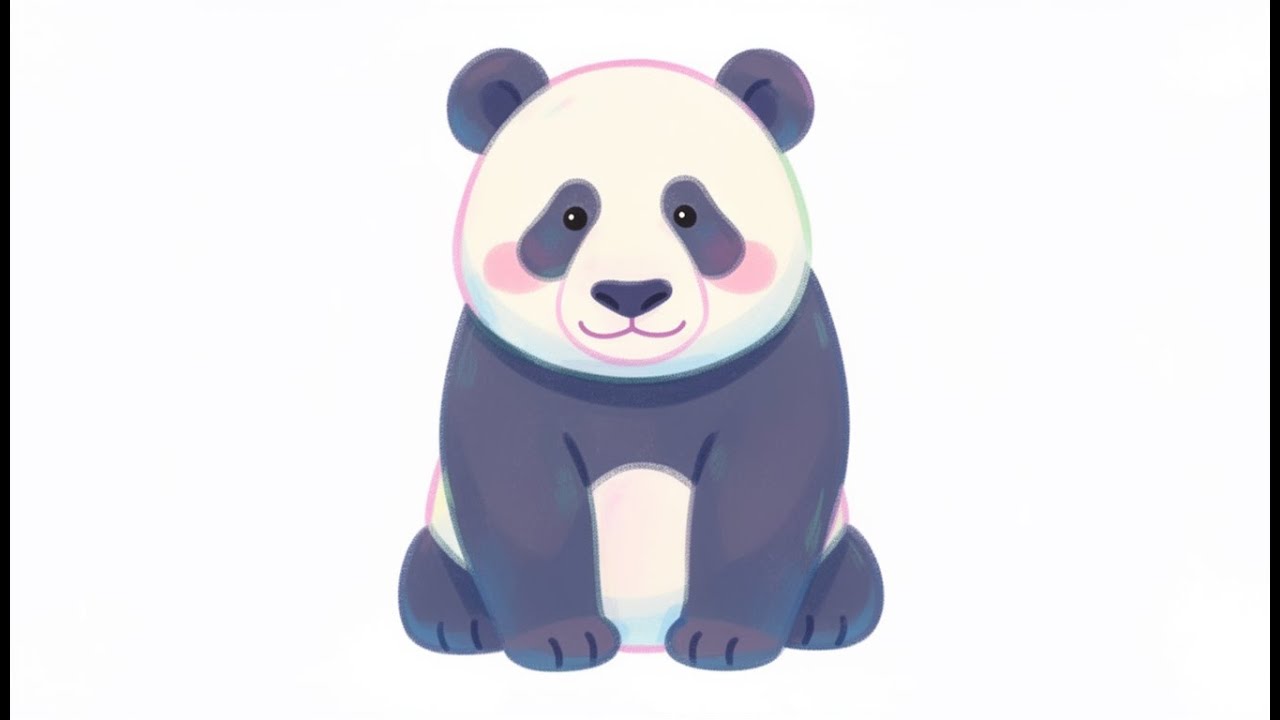 Wie zeichnet man Panda | Einfach Schritt für Schritt