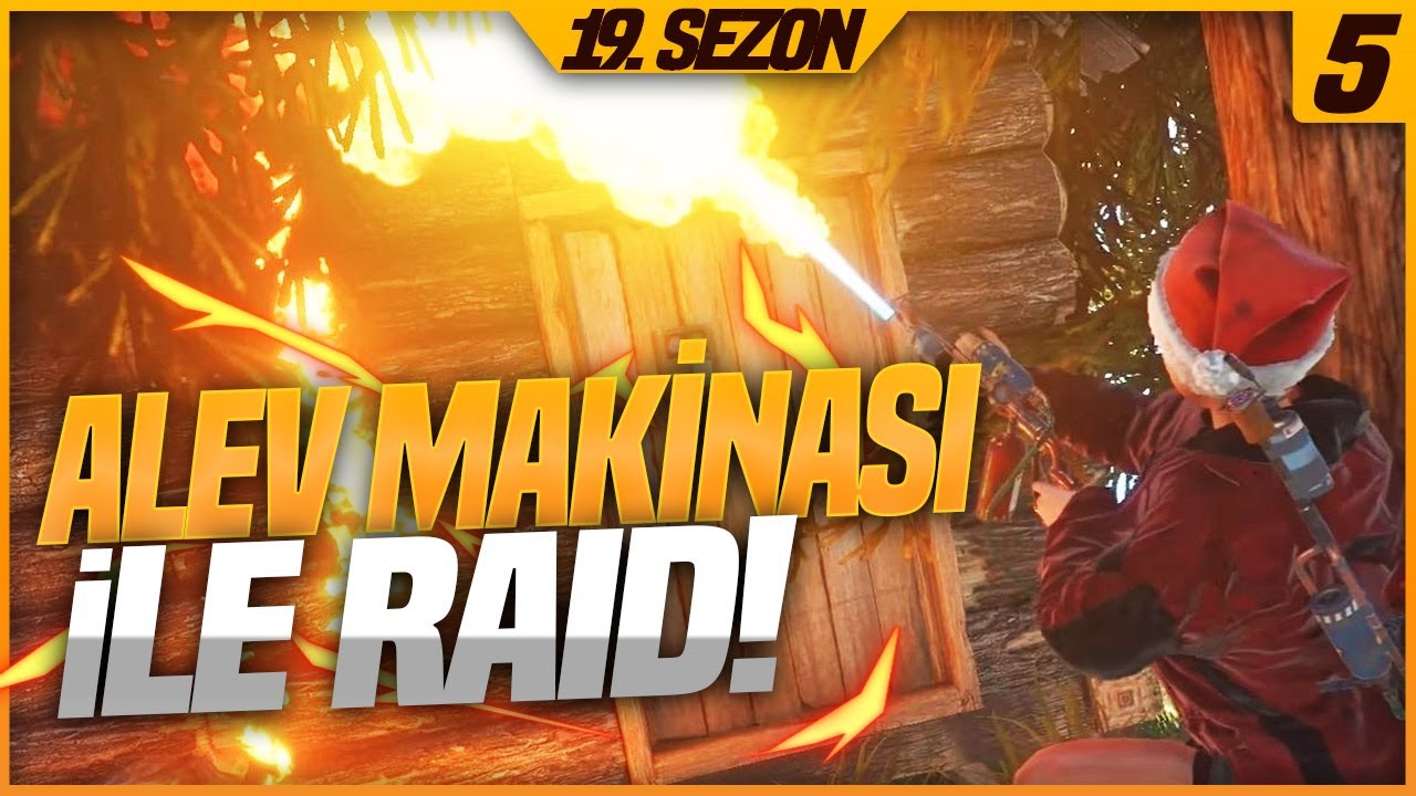 CAYIR CAYIR RAID ATTIK ! RUST HAYATTA KALMA #5
