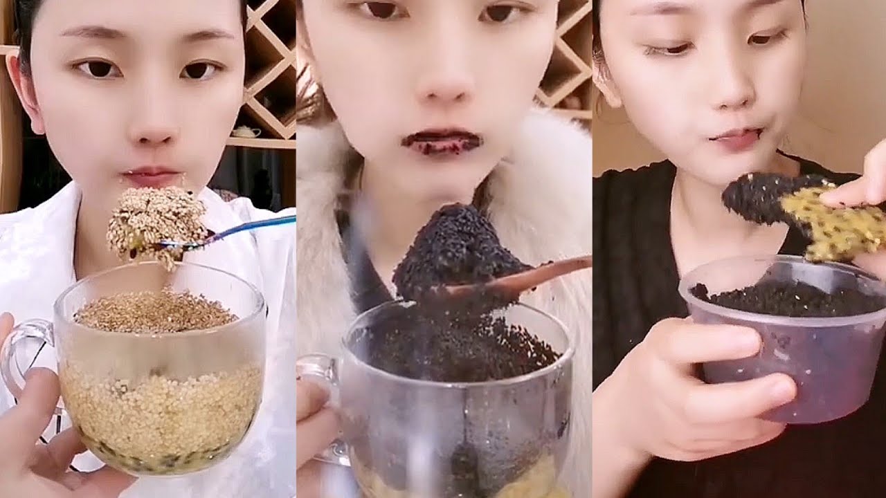un-cut | crunchy sesame seed and mix seeds with passion fruit eating