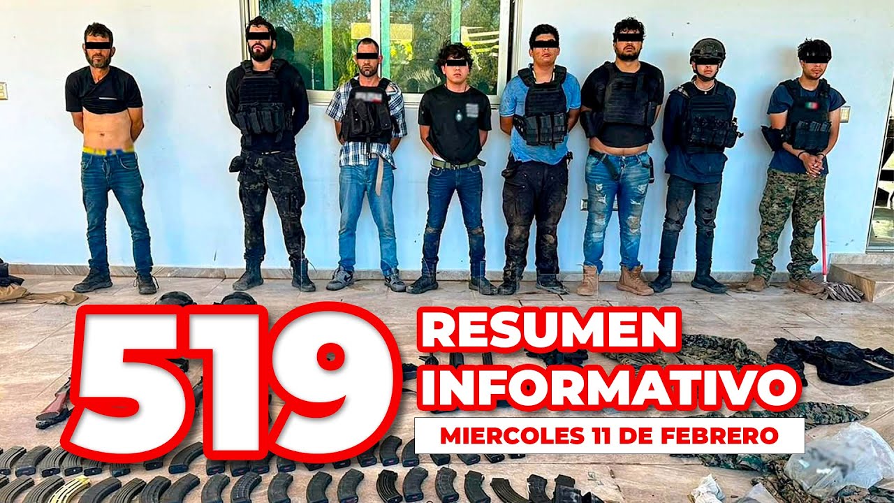 🔴 #envivo DÍA 519: RESUMEN INFORMATIVO MIÉRCOLES 11 DE FEBRERO