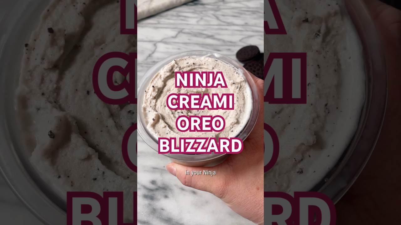 NINJA CREAMI OREO BLIZZARD 🍦