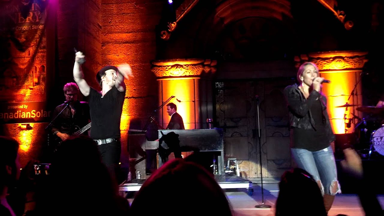 Gavin DeGraw & Colbie Caillat - Not Over You - Saratoga - 8/22/12