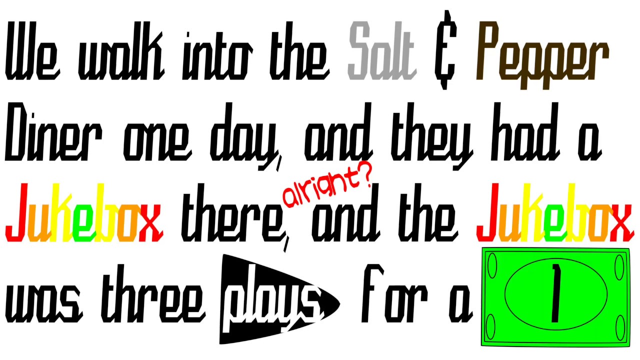 John Mulaney-Salt & Pepper Diner-Kinetic Typography