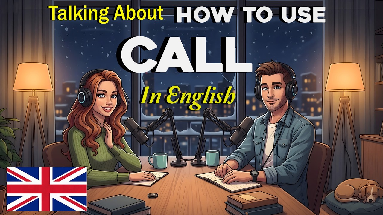 How To use CALL In English | Slow Speaking & Easy English Conversation Podcast