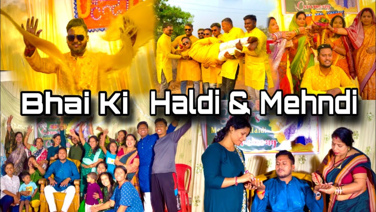 Bhai Ki Haldi & Mehndi | Haldi Mehndi Ceremony | Marriage | Barajatri | Bhai Barat | Taraboi 