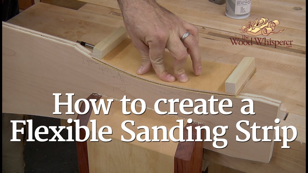 How to Make a Flexible Sanding Strip