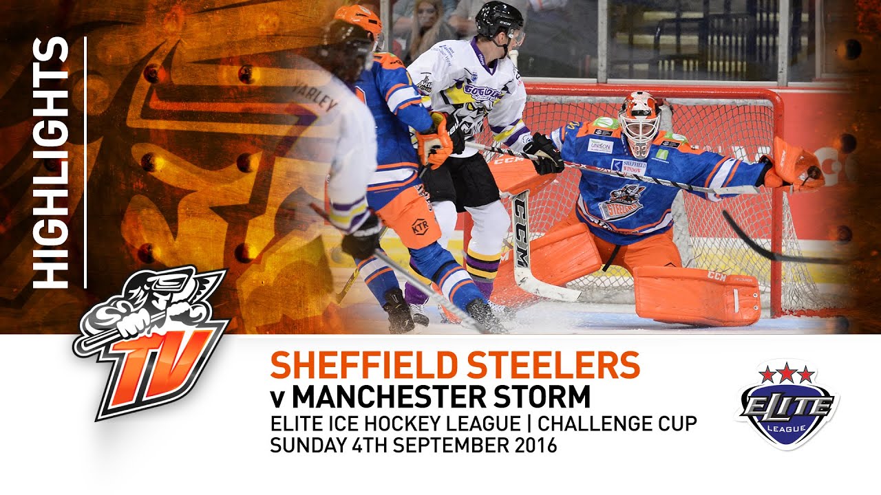Sheffield Steelers v Manchester Storm - EIHL CC - Sunday 4th September 2016