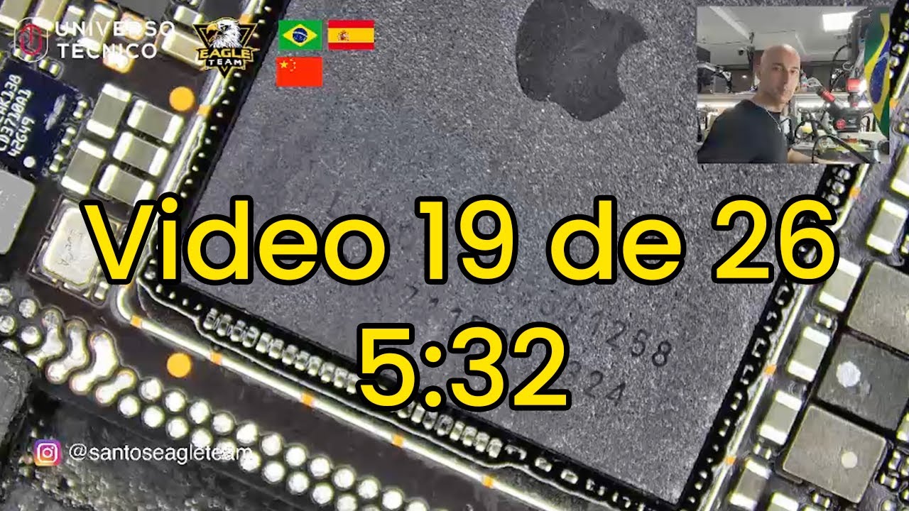 19 de 26 Reballing rápido de CPU iPhone treino para campeonato